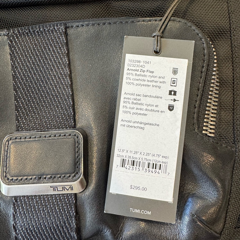 Tumi Alpha Bravo Arnold Zip Flap Bag - Picture 8 of 16
